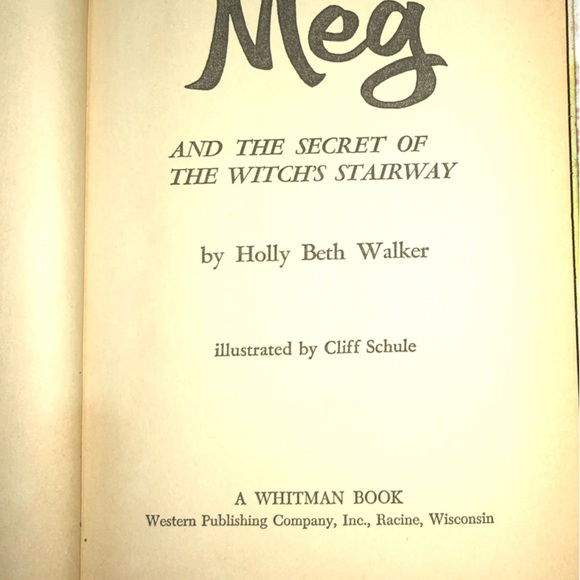 Vintage 1967 Meg and the Secret of the Witch’s stairway y Holly Beth Walker - Picture 4 of 8